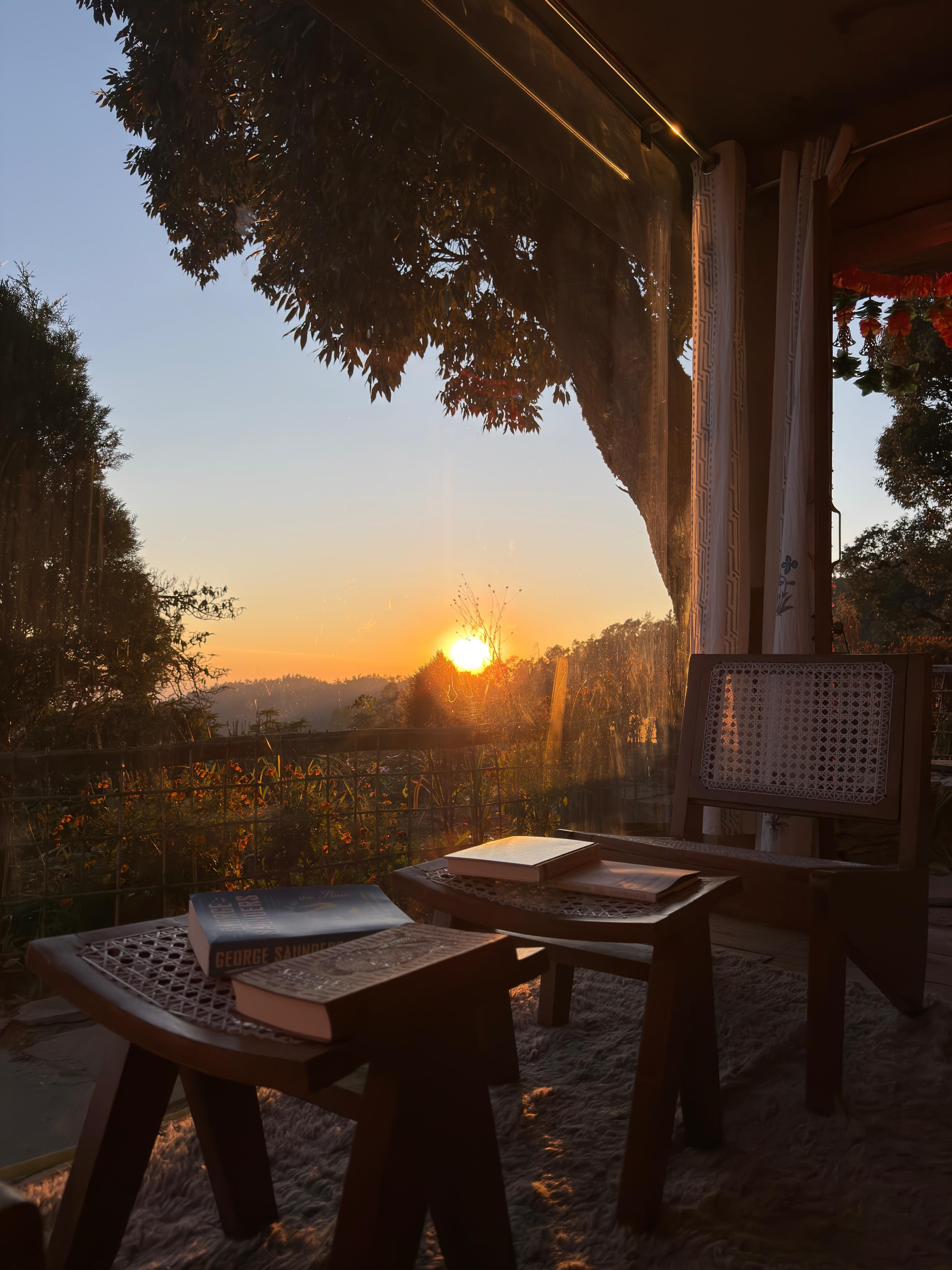 Golden hour at Kumaoni Suite
