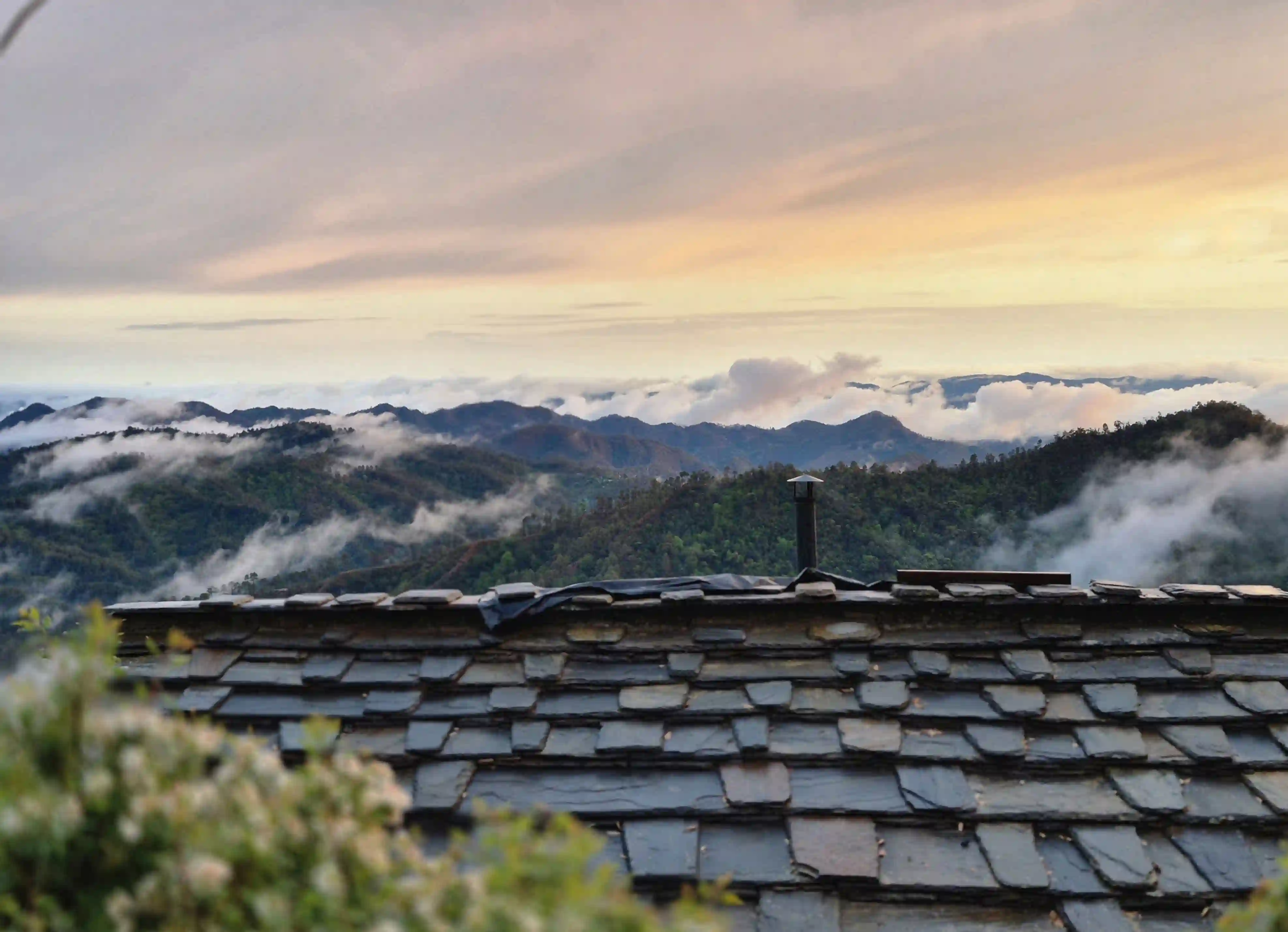 Three houses, one ridge